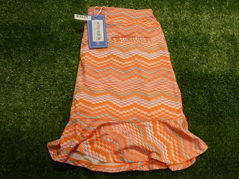 NEW Sport Haley Womens Parsons Skirt Golf Skort Pink/Orange Extra Small