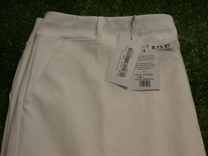 NEW Sport Haley Womens Dauphine Skirt Golf Skort White Large