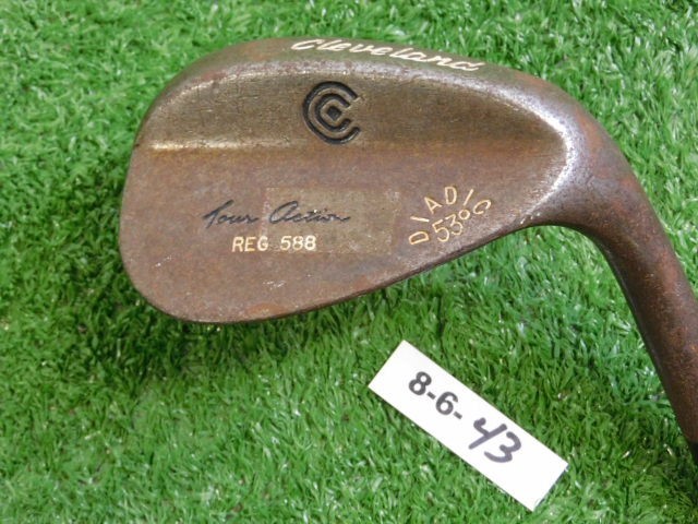 Cleveland 588 Diadic RTG 53* Gap Wedge Dynamic Gold Steel +.5″