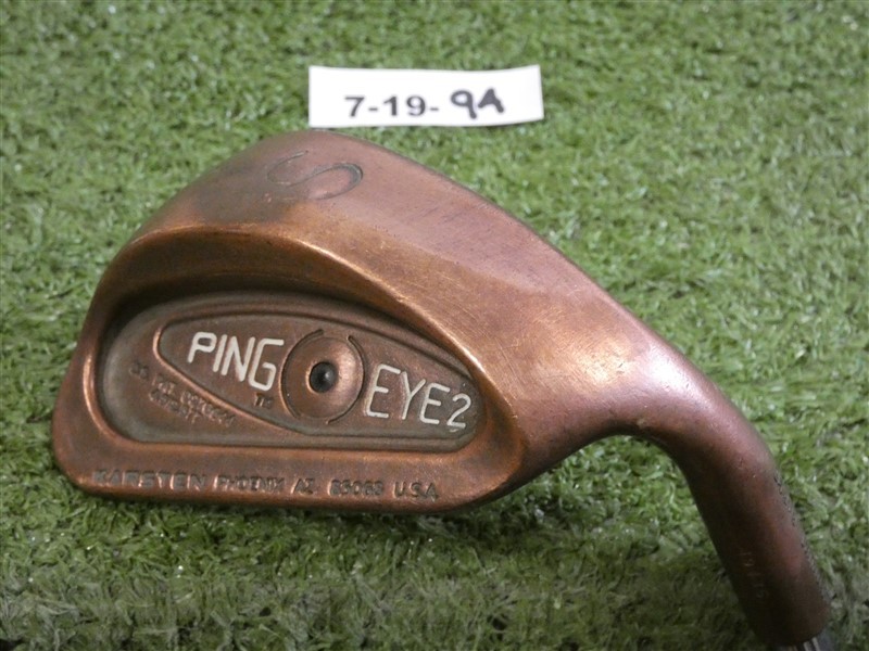 Ping Eye 2 Beryllium Copper BeCu 57.7* Sand Wedge NZ+ Stiff Steel Black Dot +.5″