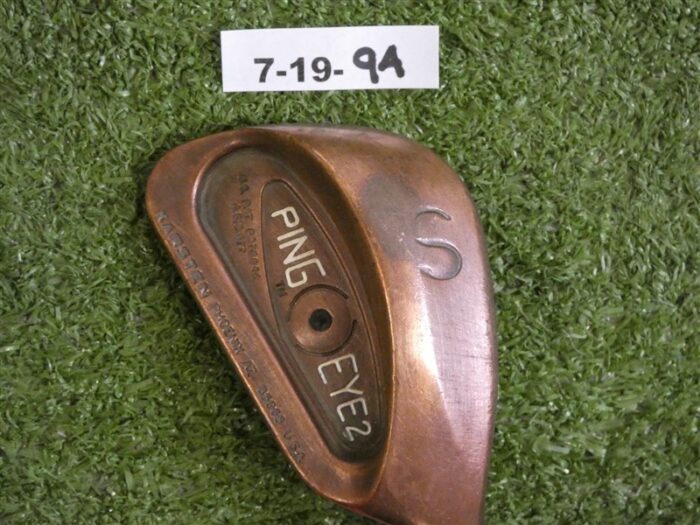 Ping Eye 2 Beryllium Copper BeCu 57.7* Sand Wedge NZ+ Stiff Steel Black Dot +.5″