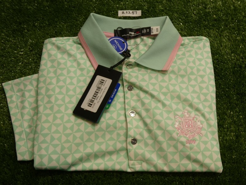 NEW Ralph Lauren RLX Womens Tailored Fit Polo Golf Shirt C.C. Logo Extra Small