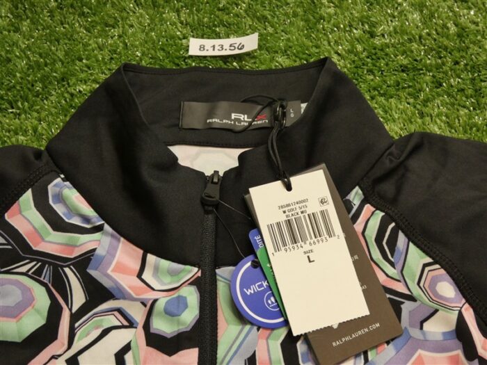 NEW Ralph Lauren RLX Womens Airflow Quarter-Zip Golf Pullover C.C. Logo Large