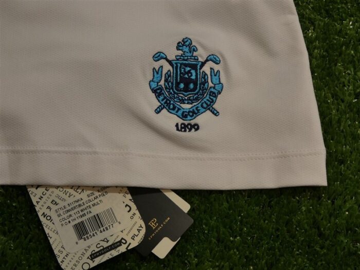 NEW EPNY Womens Convertible Collar Sleeveless Golf Shirt C.C. Logo Extra Small