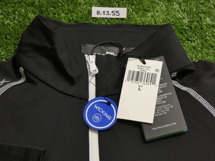 NEW Ralph Lauren RLX Womens Airflow Quarter-Zip Golf Pullover C.C. Logo Large