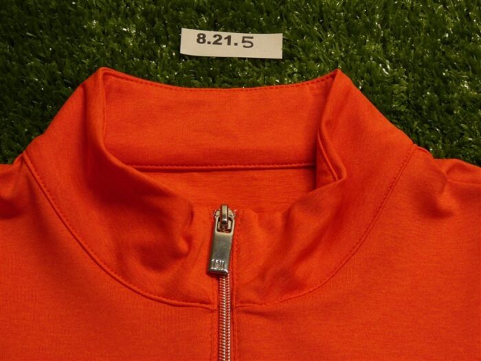 NEW TAIL Womens Mock Neck Sleeveless Golf Shirt Paprika Red Extra Small