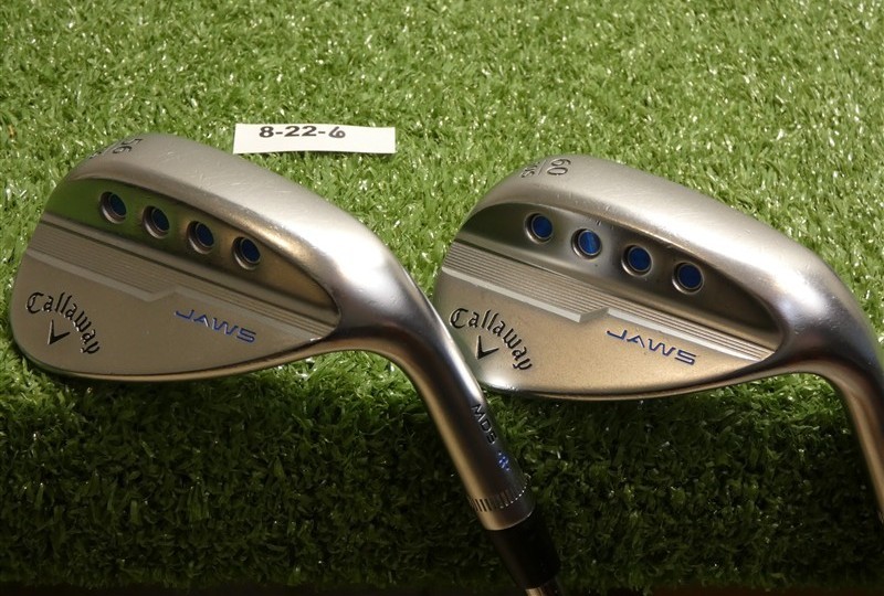 Callaway MD5 Jaws 56/60* 10* Sand/Lob Wedge Set Dynamic Gold Tour S200 Steel -1″