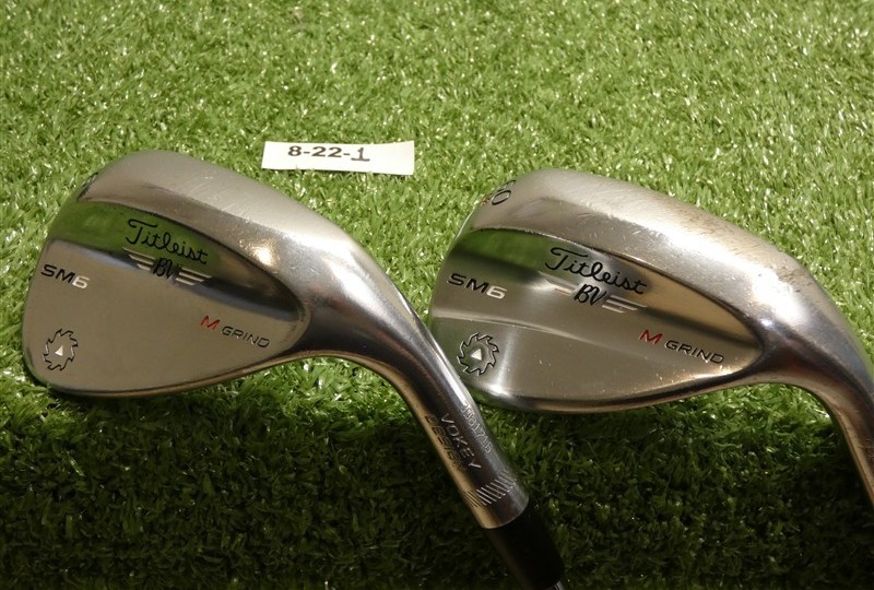 Titleist Vokey SM6 Chrome 56/60* 08* Sand/Lob Wedge Set DGx100 Extra Stiff Steel