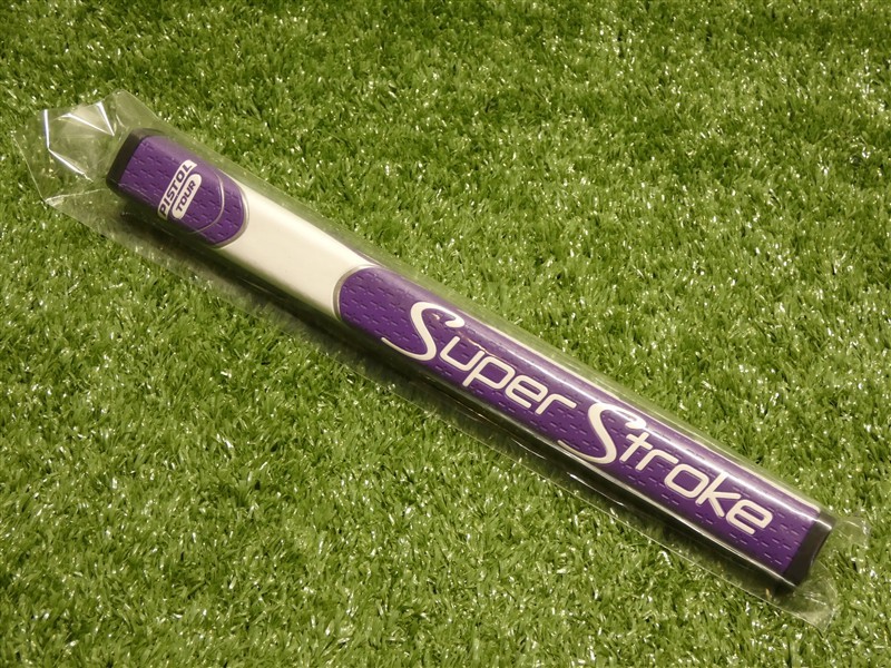Super Stroke Zenergy Pistol Tour Putter Golf Grip Purple/White New