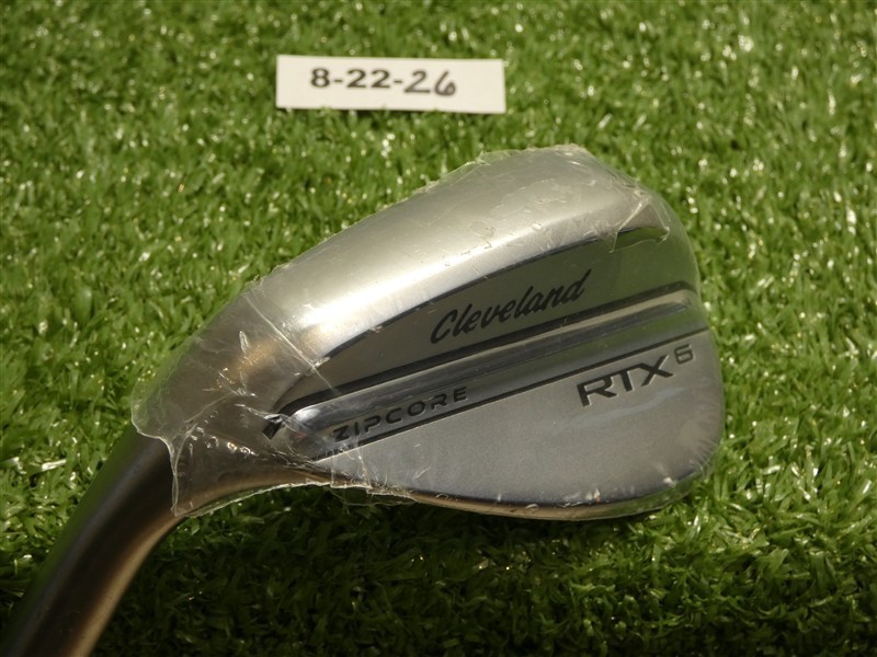 Cleveland RTX 6 ZipCore Left Hand 52* 10* Gap Wedge Mid DG Spinner Steel New
