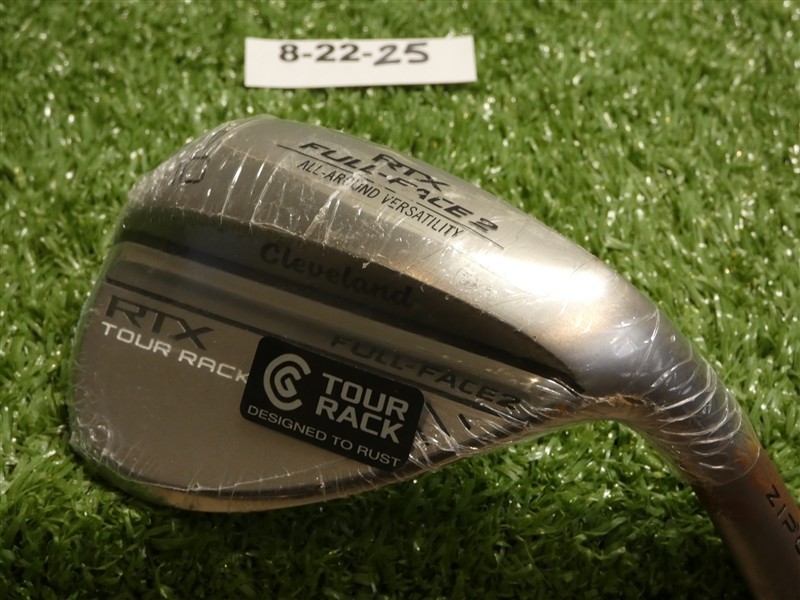 Cleveland RTX Full-Face 2 Tour Rack RAW 60* 8* Lob Wedge DG Spinner Steel New