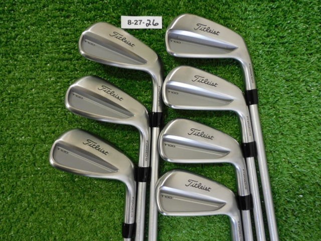 Titleist 2025 T100 Forged Irons 4-P KBS Tour C-Taper 125 S+ Stiff Plus Steel New