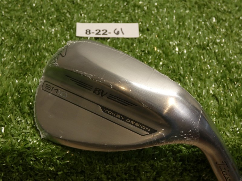 Titleist Vokey SM10 Tour Chrome 62* 08* Lob Wedge M Grind Dynamic Gold Steel New