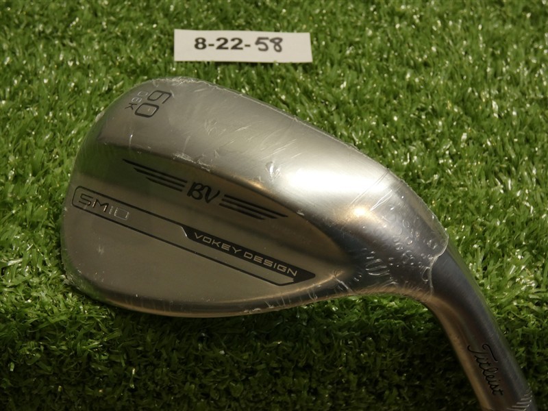 Titleist Vokey SM10 Tour Chrome 60* 06* Lob Wedge K Grind Dynamic Gold Steel New