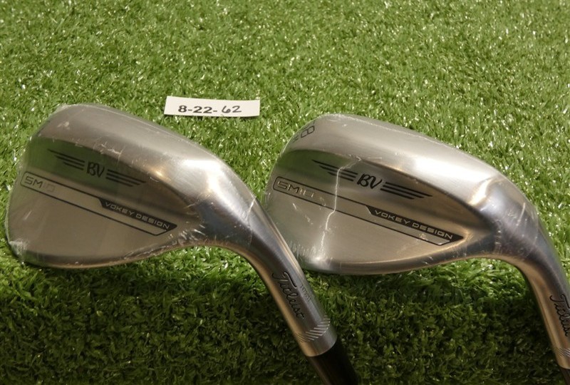 Titleist Vokey SM10 Tour Chrome 54/58* 08* Sand/Lob Wedge Set DG Steel New