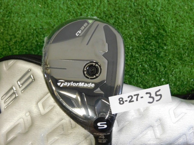 TaylorMade 2025 Qi35 22* 4 Hybrid Rescue Ventus Blue 7 Stiff Graphite w HC New