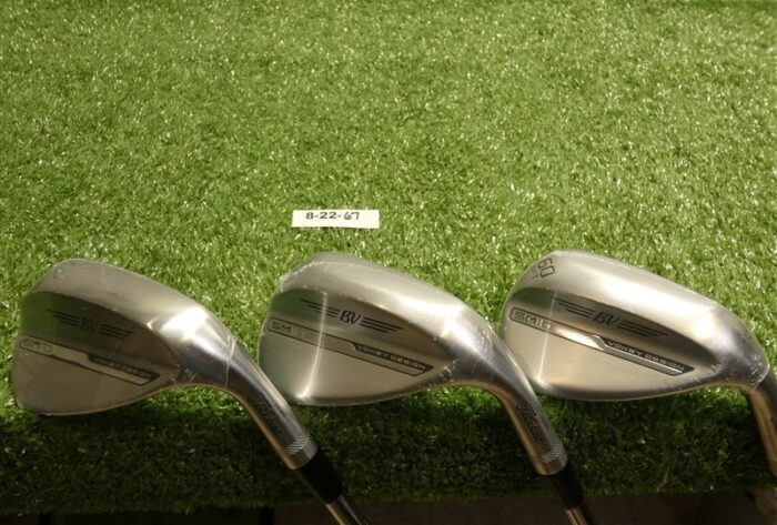 Titleist Vokey SM10 Tour Chrome 52/56/60* Gap/Sand/Lob Wedge Set DG Steel New