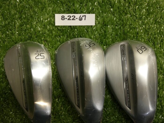 Titleist Vokey SM10 Tour Chrome 52/56/60* Gap/Sand/Lob Wedge Set DG Steel New