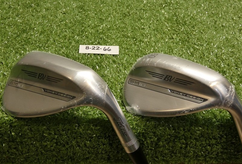 Titleist Vokey SM10 Tour Chrome 56/60* 08/10* Sand/Lob Wedge Set DG Steel New