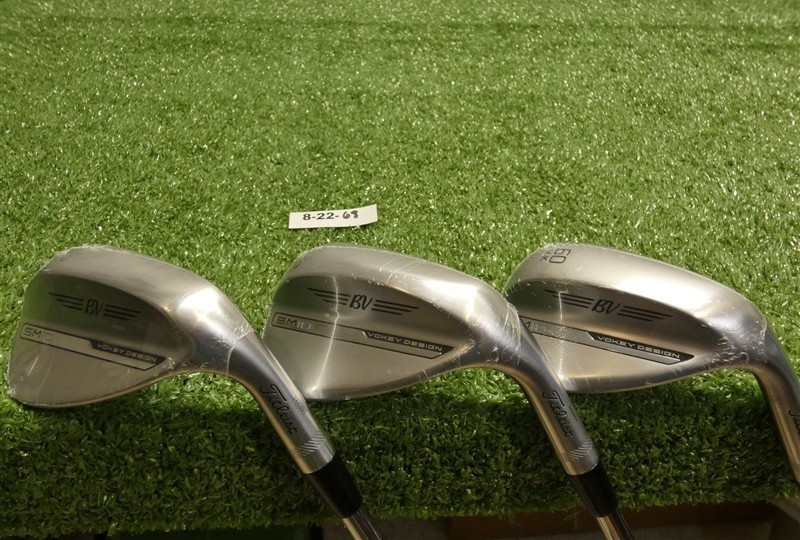 Titleist Vokey SM10 Tour Chrome 52/56/60* Gap/Sand/Lob Wedge Set DG Steel New