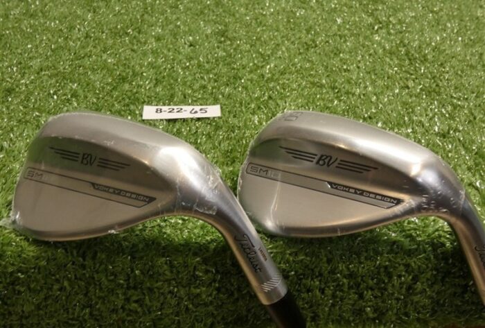 Titleist Vokey SM10 Tour Chrome 56/60* 08/10* Sand/Lob Wedge Set DG Steel New