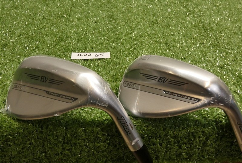 Titleist Vokey SM10 Tour Chrome 56/60* 08/10* Sand/Lob Wedge Set DG Steel New