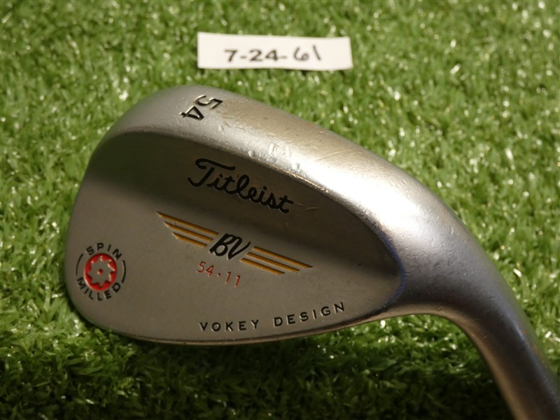 Titleist Vokey Spin Milled 2009 Chrome 54* 11* Sand Wedge DG Steel – New Grip