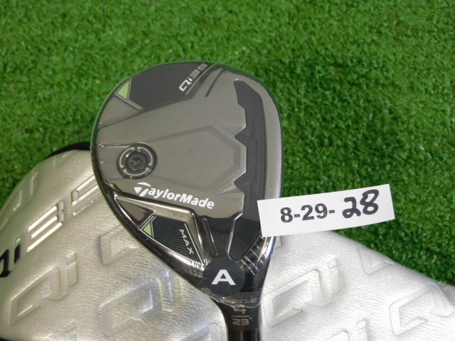 TaylorMade 2025 Qi35 Max 23* 4 Hybrid Rescue AirSpeeder 50 A Senior with HC New