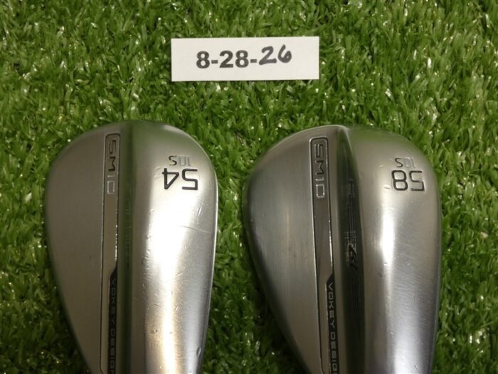 Titleist Vokey SM10 Tour Chrome 54/58* 10* Sand/Lob Wedge Set DG Steel Excellent