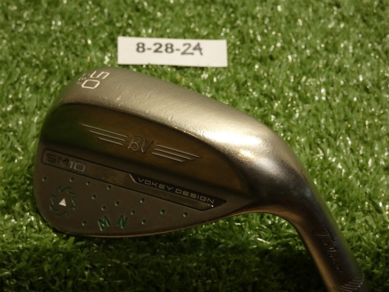 Titleist Vokey SM10 Custom Nickel 50* 08* Gap Wedge F Grind DG S400 Stiff Steel