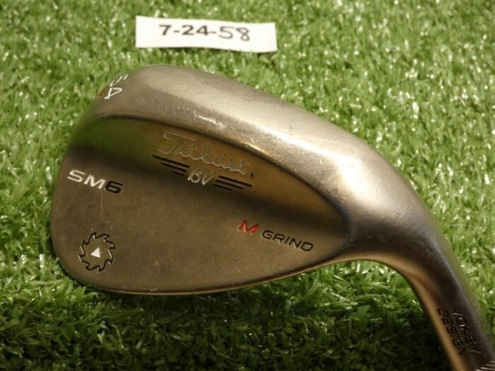 Titleist Vokey SM6 Steel Grey 54* 08* Sand Wedge M Grind DG Steel – New Grip