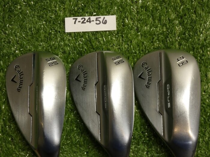 Callaway Opus Brushed Chrome 52/56/60* Gap/Sand/Lob Wedge Set DG Mid 115 Steel