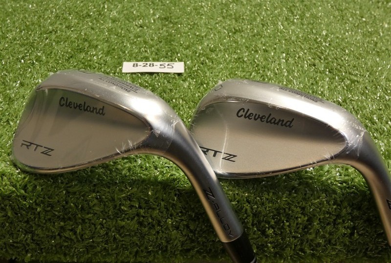 Cleveland RTZ ZipCore Tour Satin 56/60* 10* Sand/Lob Wedge Set DG Steel New