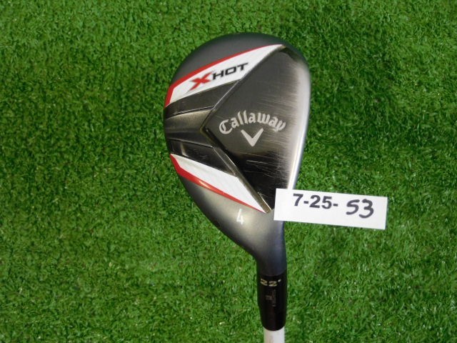 Callaway X Hot 22* 4 Hybrid 70g Stiff Graphite with Midsize Grip 41.75″