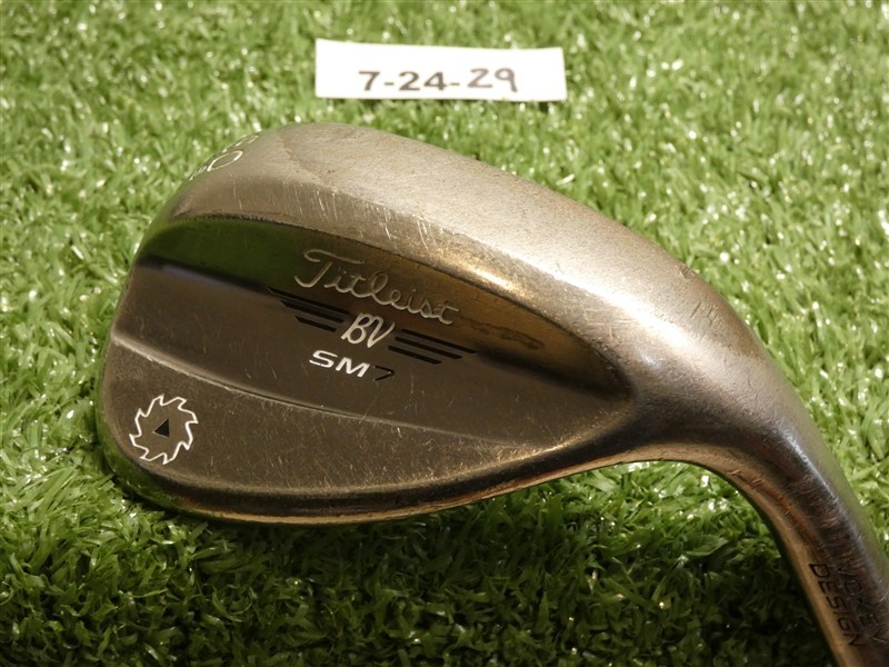 Titleist SM7 Brushed Steel 60* 10* Lob Wedge S Grind KBS CTaper Lite Stiff Steel