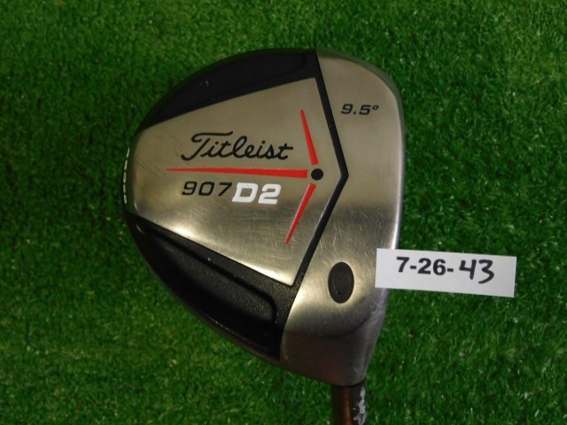 Titleist 907D2 9.5* Driver Proforce V2 66g Stiff Graphite