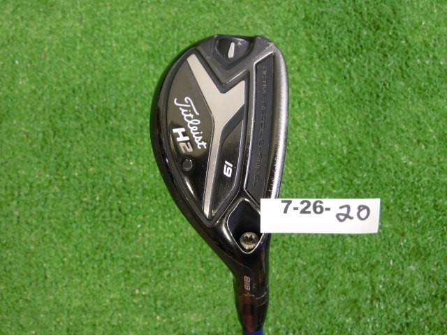 Titleist 818 H2 19* Hybrid Diamana S+ 82 Stiff Graphite 40″