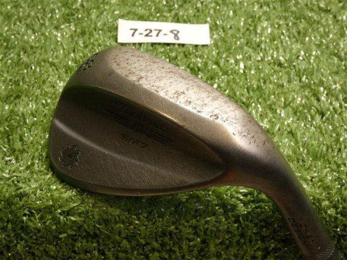 Titleist Vokey SM7 Jet Black 58* 08* Lob Wedge M Grind Dynamic Gold Onyx Steel