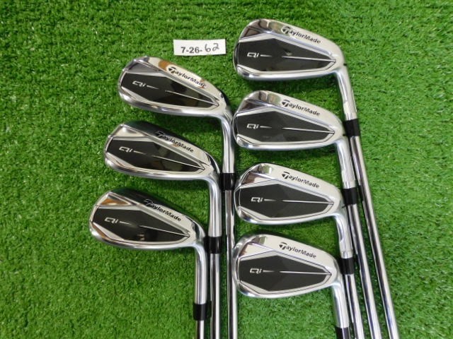 TaylorMade Qi Irons 6-P, A & S KBS Max MT 85 Regular Steel w Mid Grips Excellent