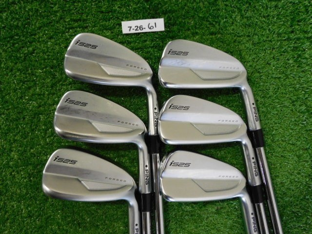 PING i525 Forged Irons 5-W AWT 2.0 Regular Steel Mid Grips Black Dot +1.25″