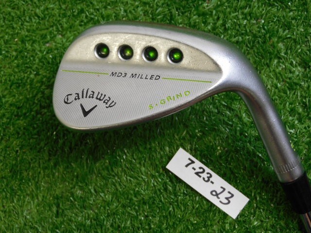 Callaway MD3 Milled Chrome 56* 10* Sand Wedge S Grind Dynamic Gold Steel