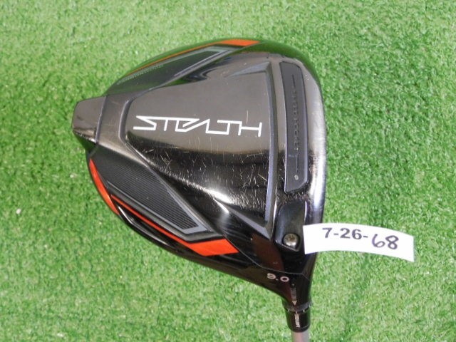 TaylorMade Stealth 9.0* Driver Aldila Ascent 60 Stiff Graphite with Midsize Grip