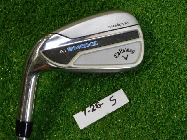 Callaway Paradym Ai Smoke Left Hand 7 Iron Elevate MPH 95 Regular Steel