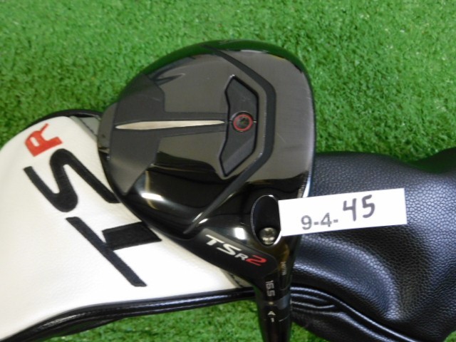Titleist TSR2 16.5* 3/4 Wood HZRDUS Black 4G 70g 6.0 Stiff w HC & Midsize Grip