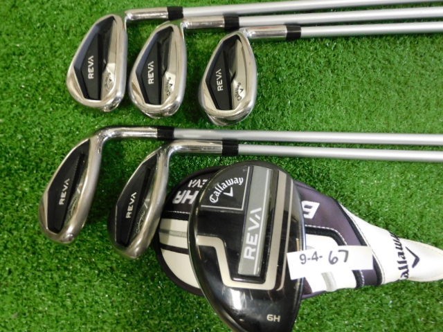 Callaway REVA Womens Combo Irons 6H, 7-P & S Ladies Graphite