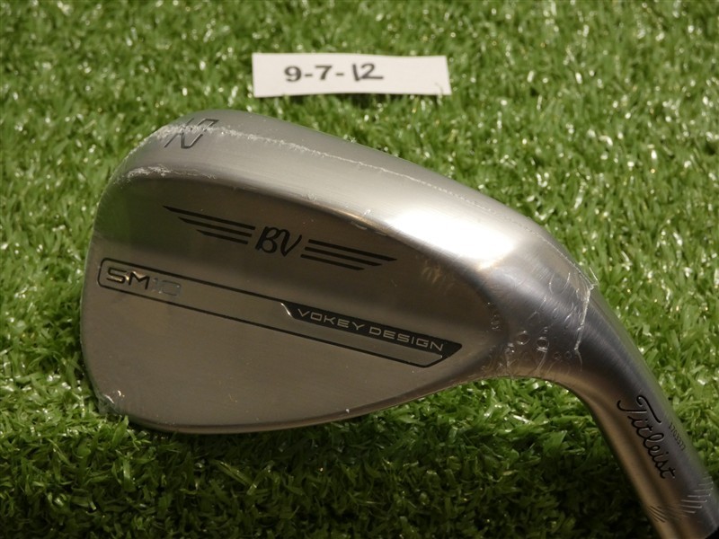 Titleist Vokey SM10 Tour Chrome 52* 12* Gap Wedge F Grind Dynamic Gold Steel New