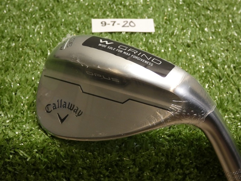 Callaway Opus Brushed Chrome 56* 14* Sand Wedge W Grind DG Mid 115 Steel New