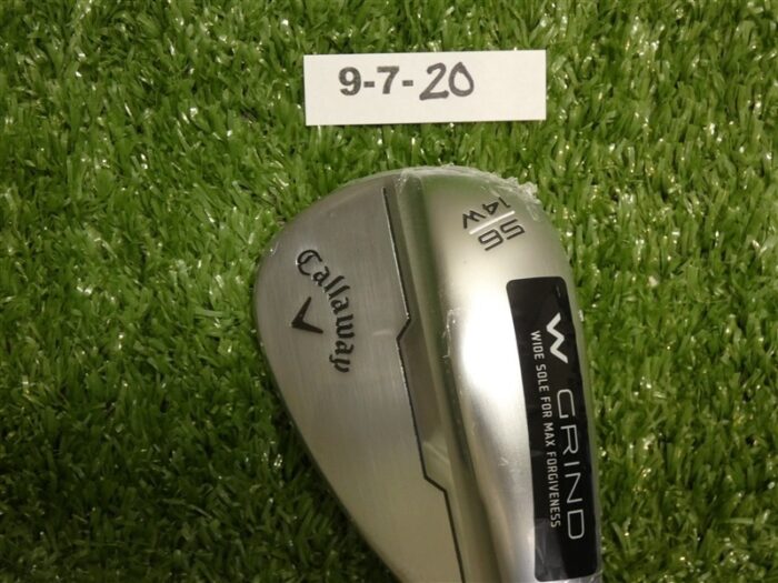 Callaway Opus Brushed Chrome 56* 14* Sand Wedge W Grind DG Mid 115 Steel New