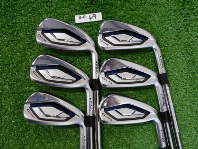 PING G440 Irons 5-W AWT 3.0 Regular Steel Black Dot New