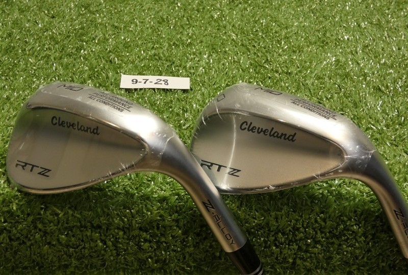 Cleveland RTZ ZipCore Tour Satin 56/60* 10* Sand/Lob Wedge Set DG Steel New